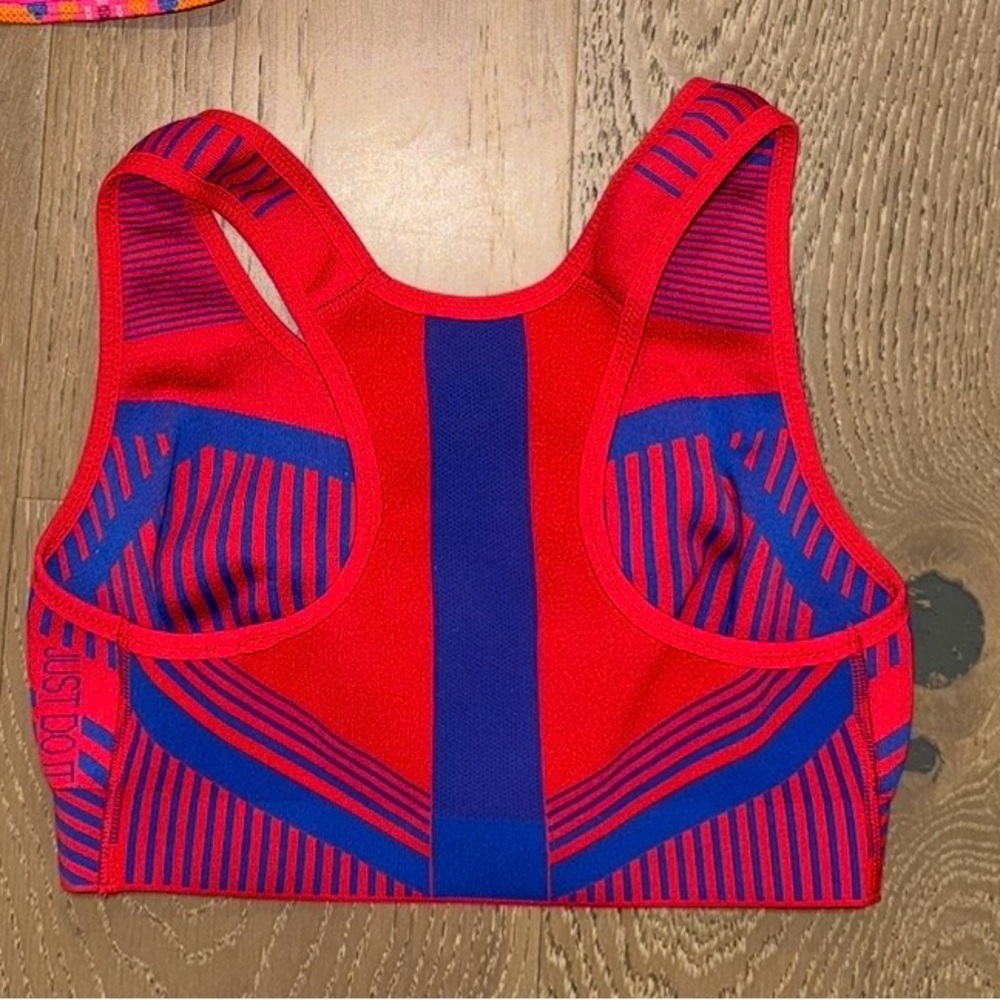 Nike Red and Blue Seamless Support Sports Bra - Picture 2 of 3